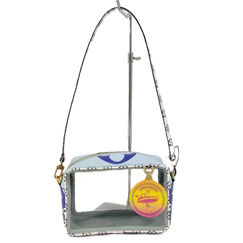 Louis Vuitton Shoulder Bag Beach Monogram Giant Clear Blue